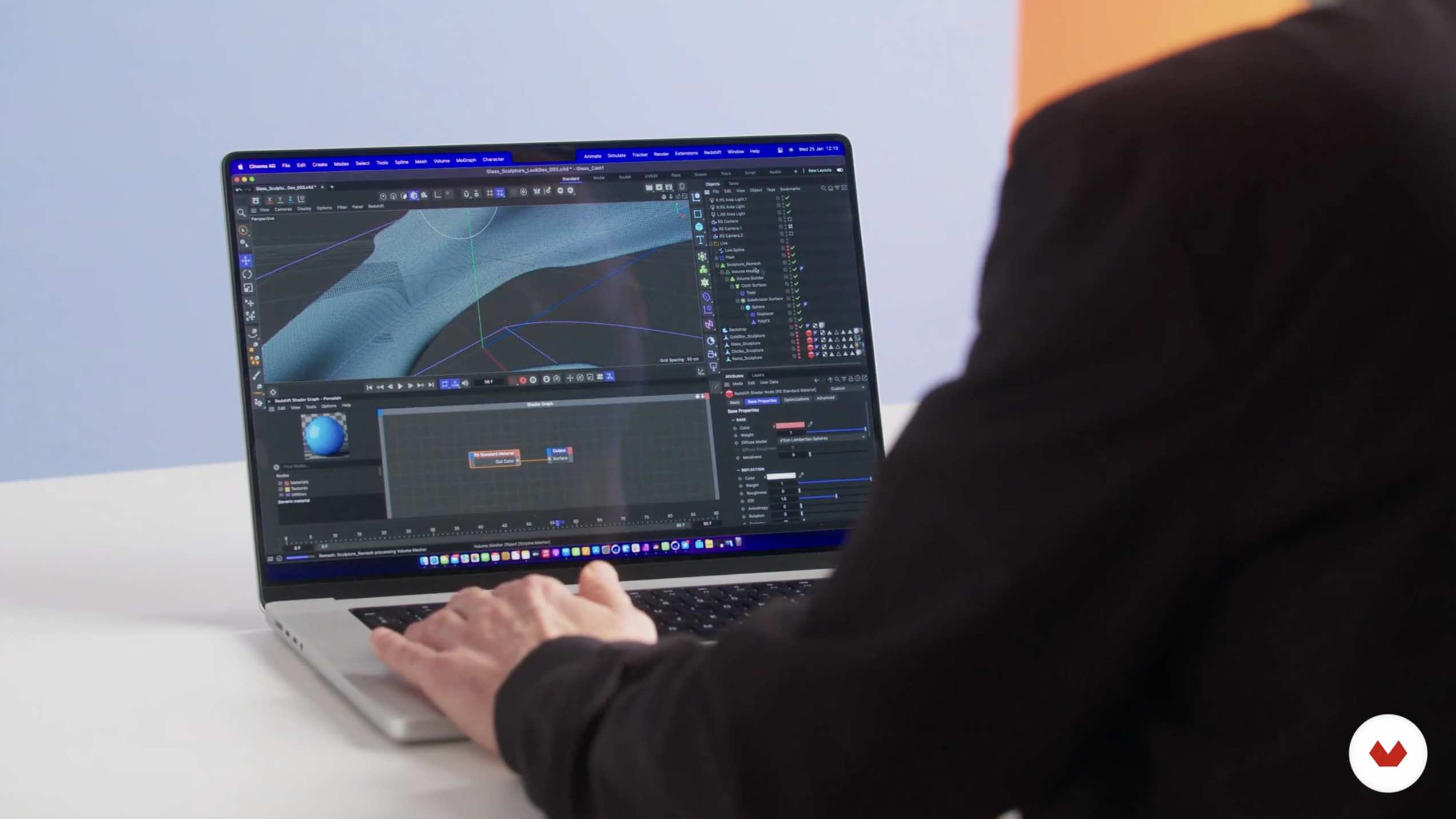 C4D教程-创意图形动画制作学习
