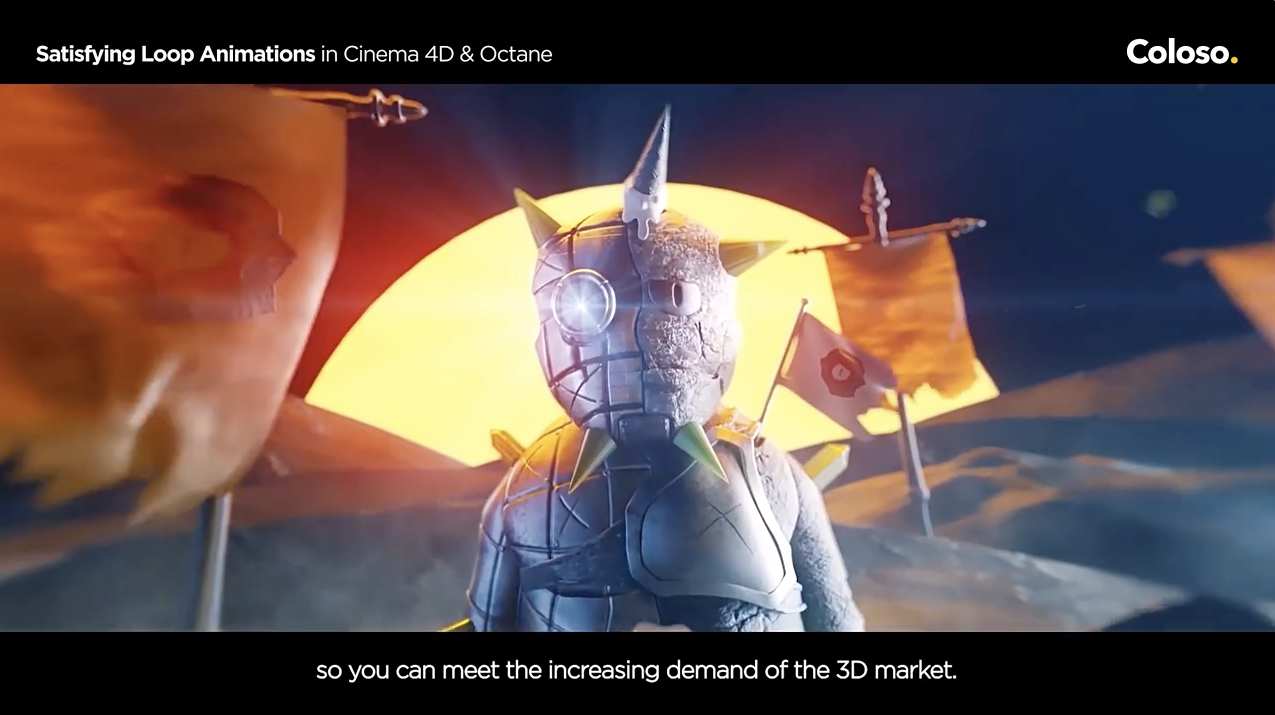 C4D教程-三维场景动态图形循环动画制作 Satisfying Loop Animations in Cinema 4D & Octane