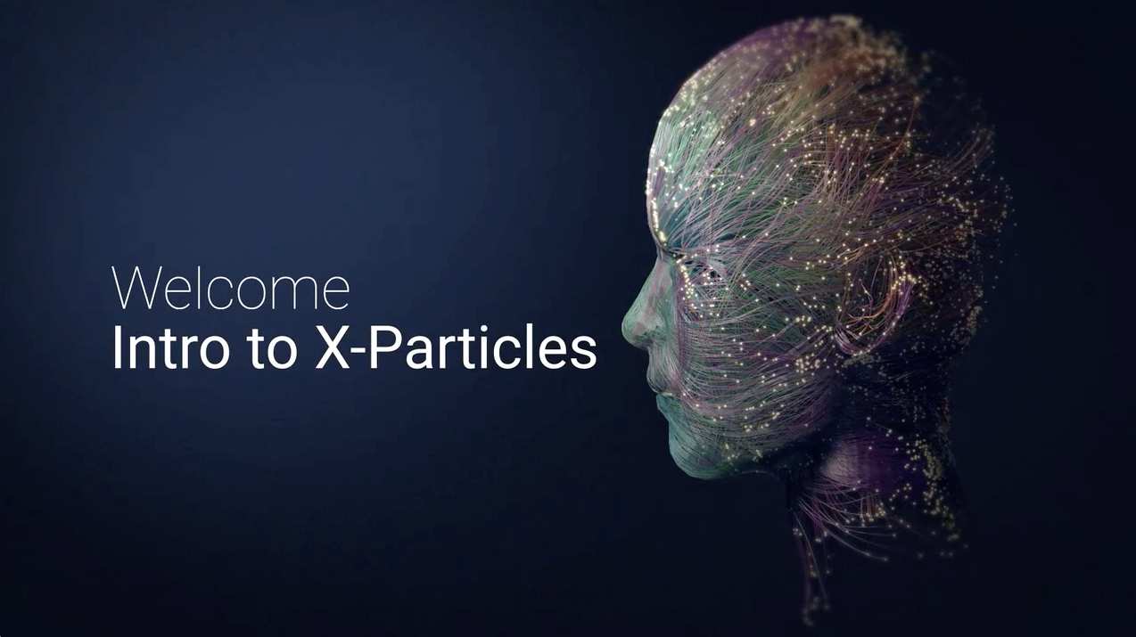 使用XP粒子制作抽象人像模型C4D教程 Intro to X-PARTICLES 4 Creating Abstract Images