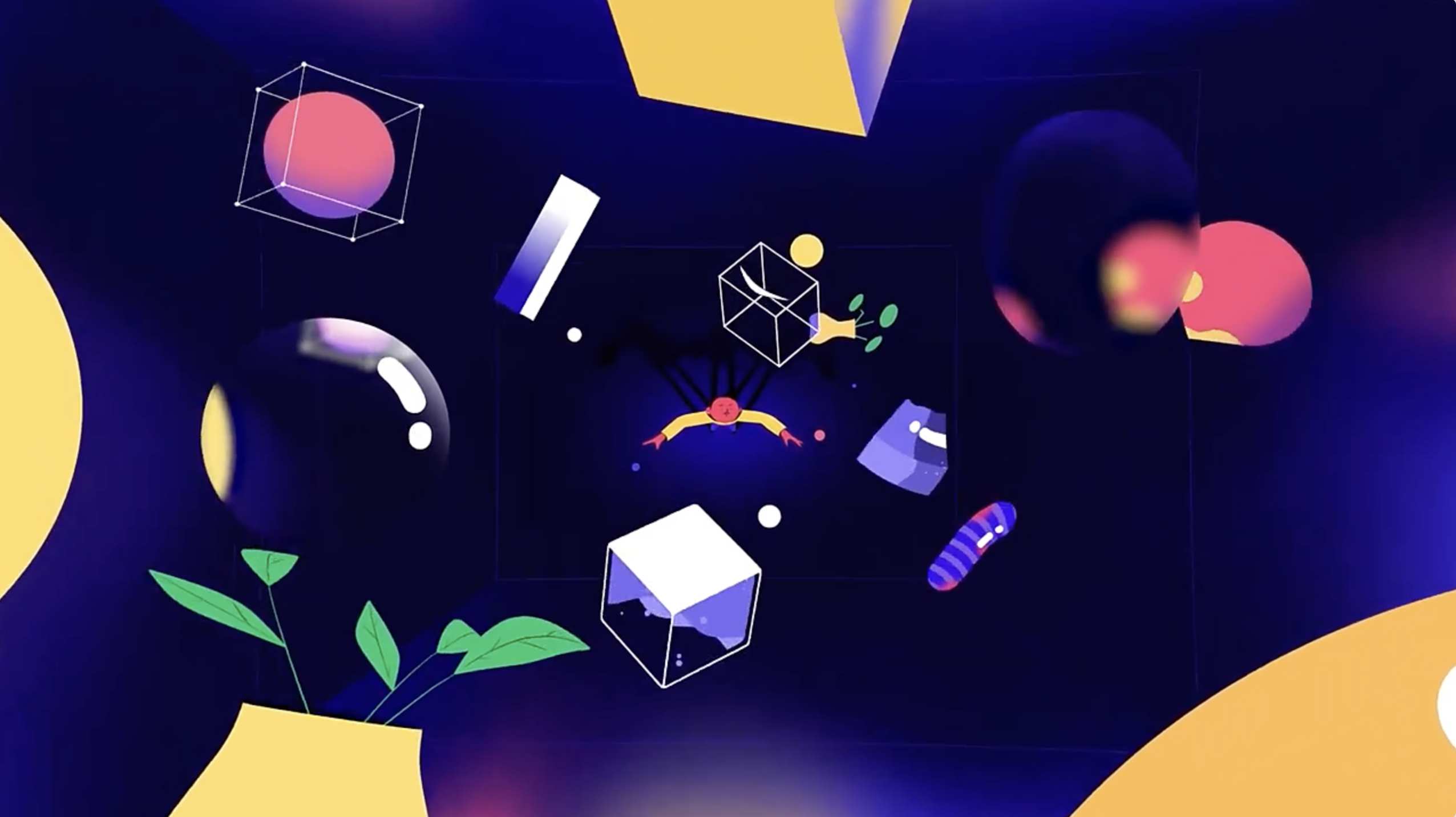 AE/C4D教程-学习制作三维创意MG动画片头 Motion Pro (英文字幕)