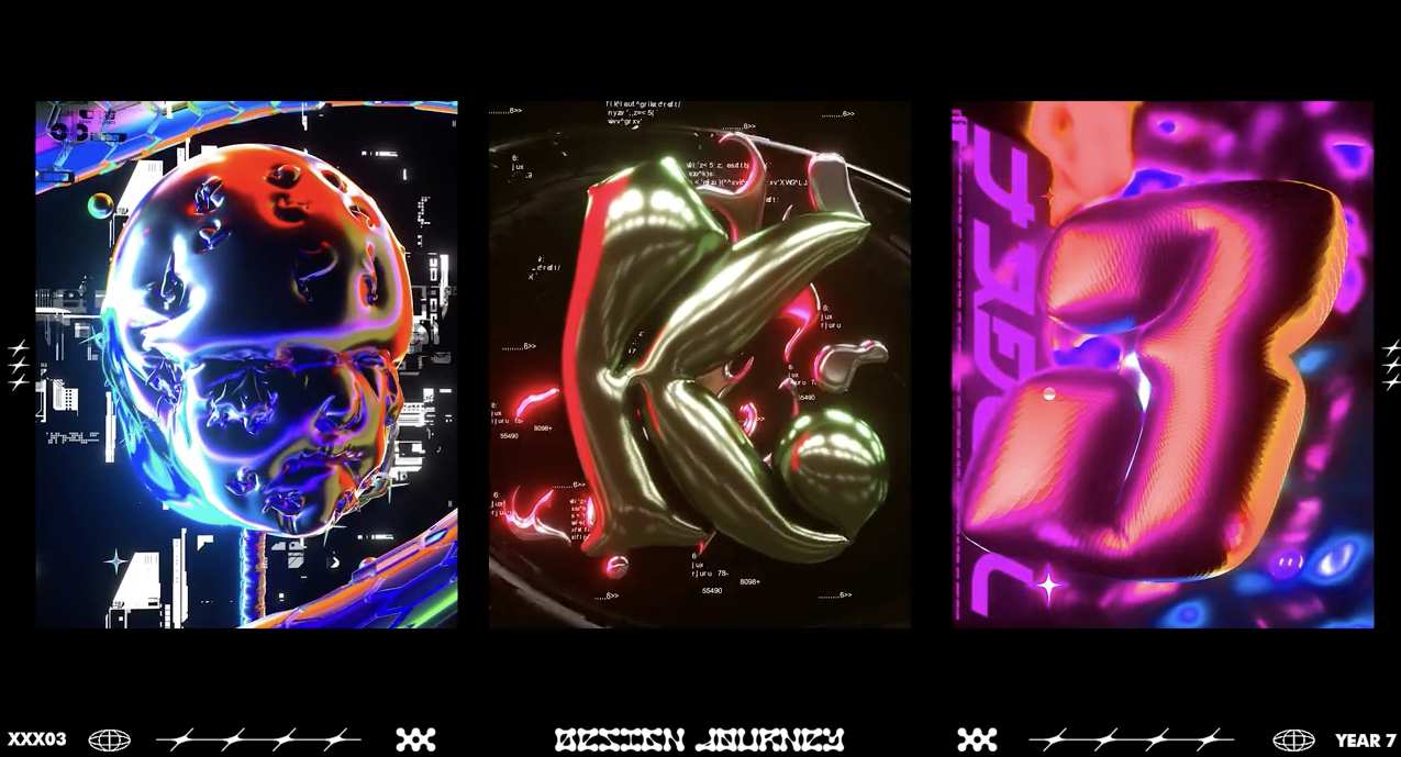 C4D教程-彩色气球文字标题动画制作 Chromatic Balloon 3D Type in Cinema 4D