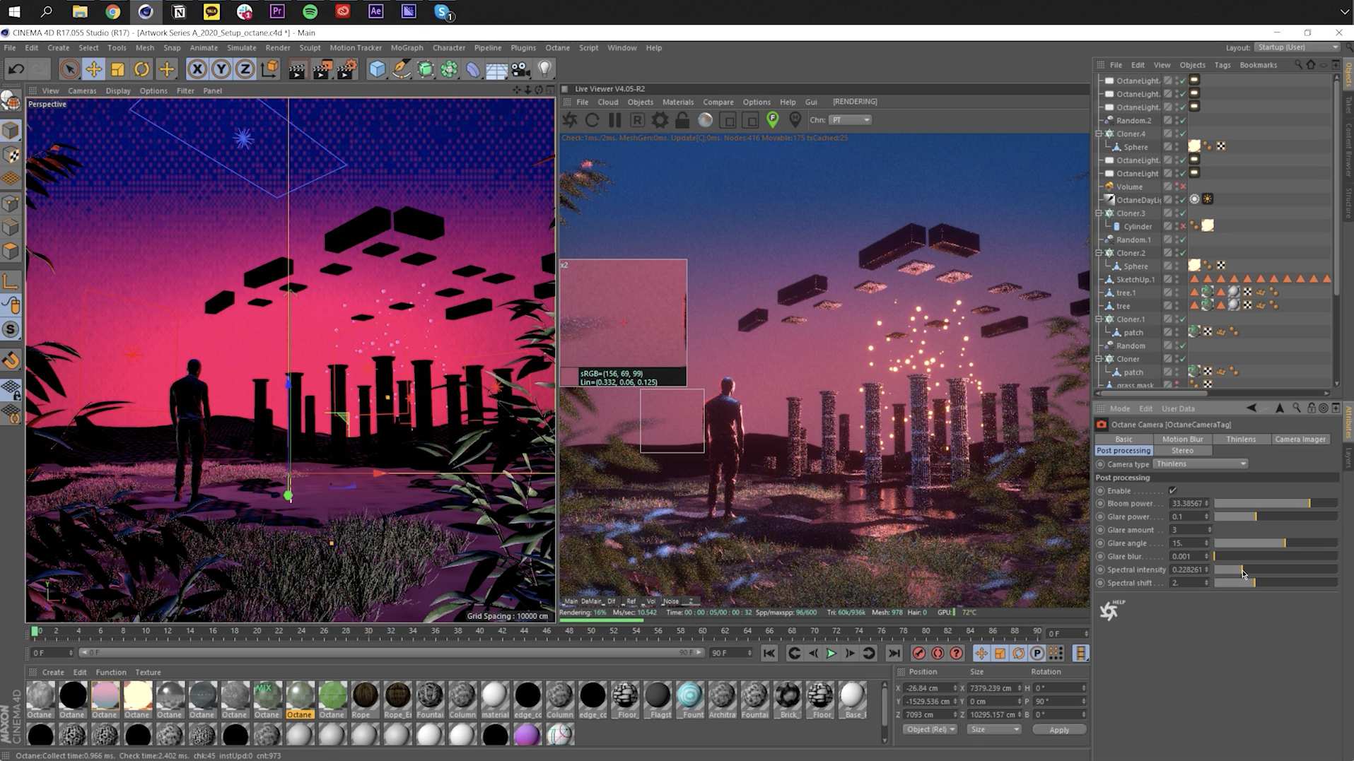 C4D教程-艺术封面设计制作学习 MDS-Modern Design in Cinema 4D
