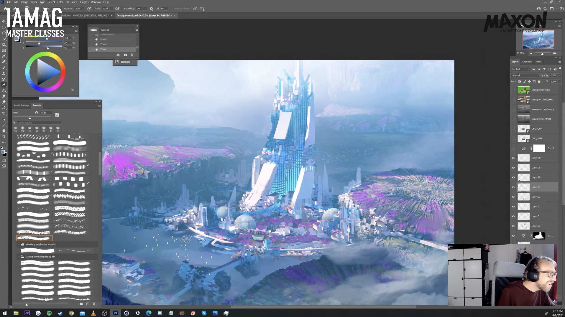 C4D教程-制作渲染抽象概念三维场景