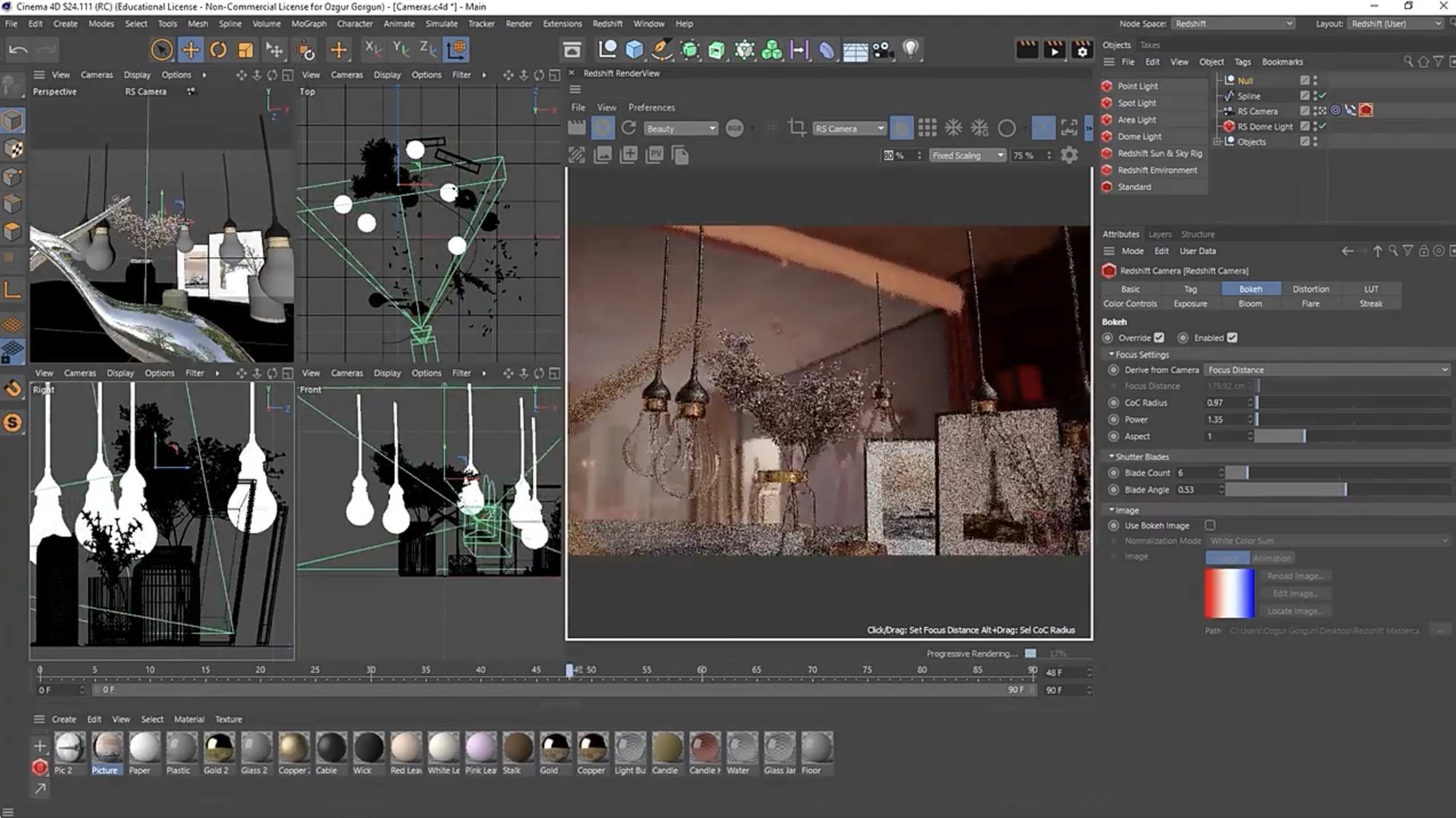 Redshift渲染器全面学习介绍使用C4D教程 Redshift for Cinema 4D Masterclass