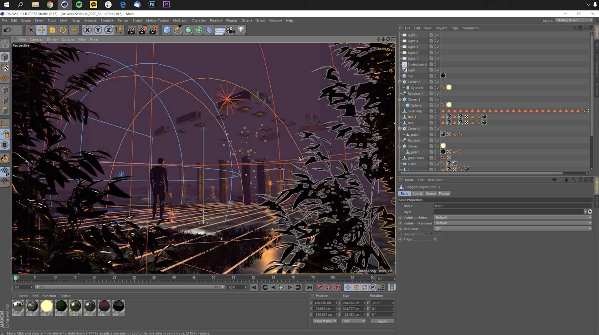 C4D教程-艺术封面设计制作学习 MDS-Modern Design in Cinema 4D