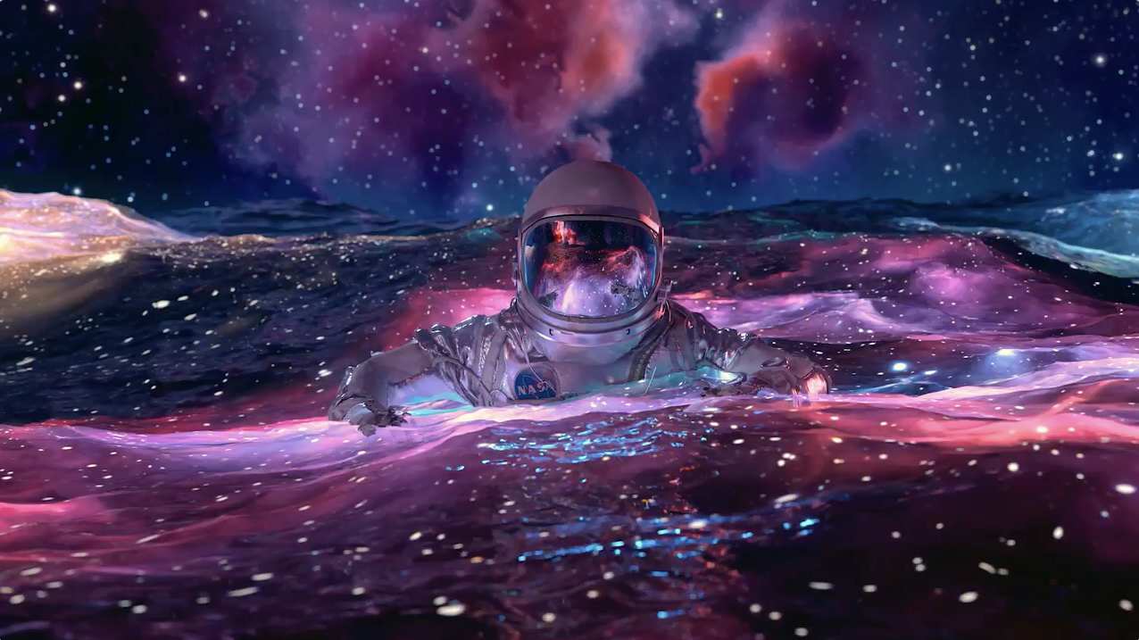 C4D教程-三维太空宇航员场景动画制作 Astronaut Animation Motion Graphics & Rendering in Cinema 4D & Redshift