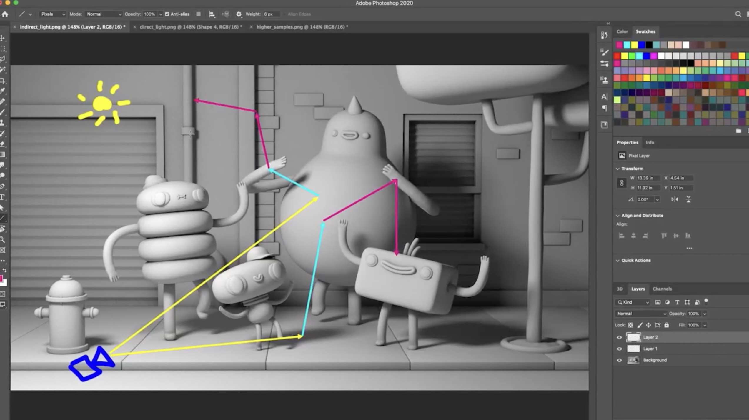 C4D教程-时尚创意三维场景渲染栏目包装动画制作 SOM – Cinema 4D Ascent