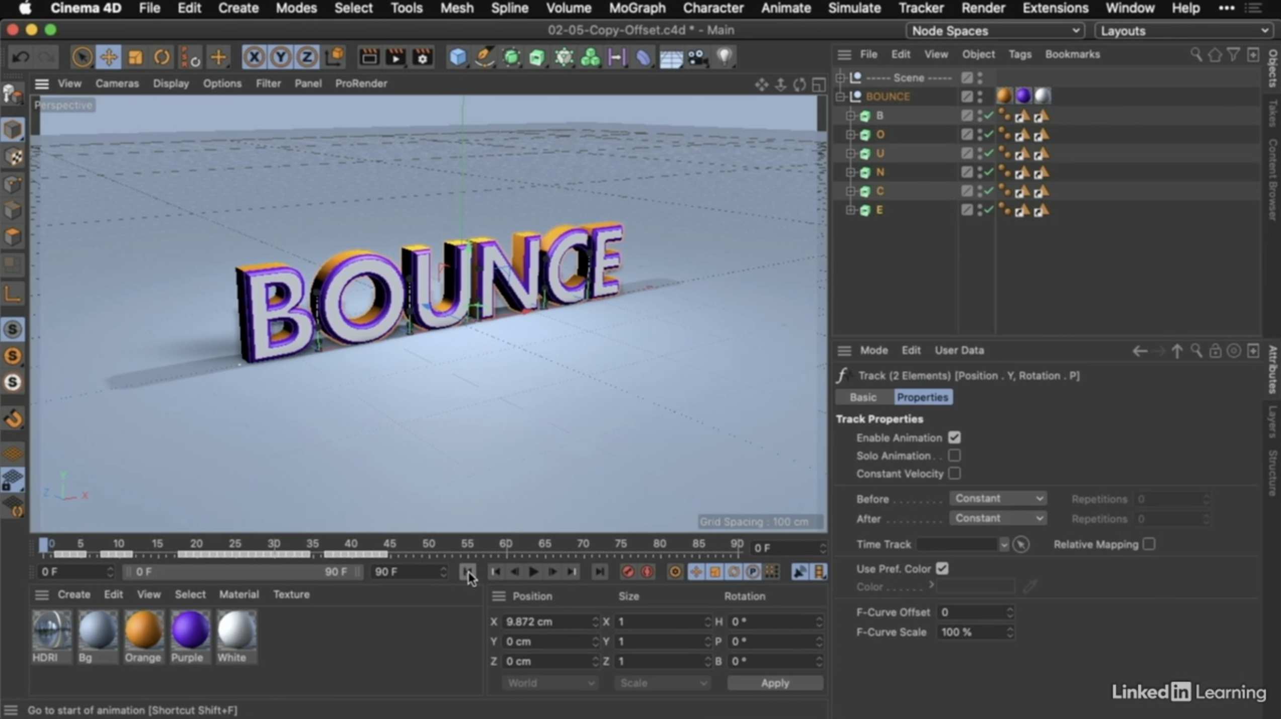 C4D教程-三维运动图形模块粒子特效学习 Lynda – Cinema 4D S22 Essential Training Motion Graphics