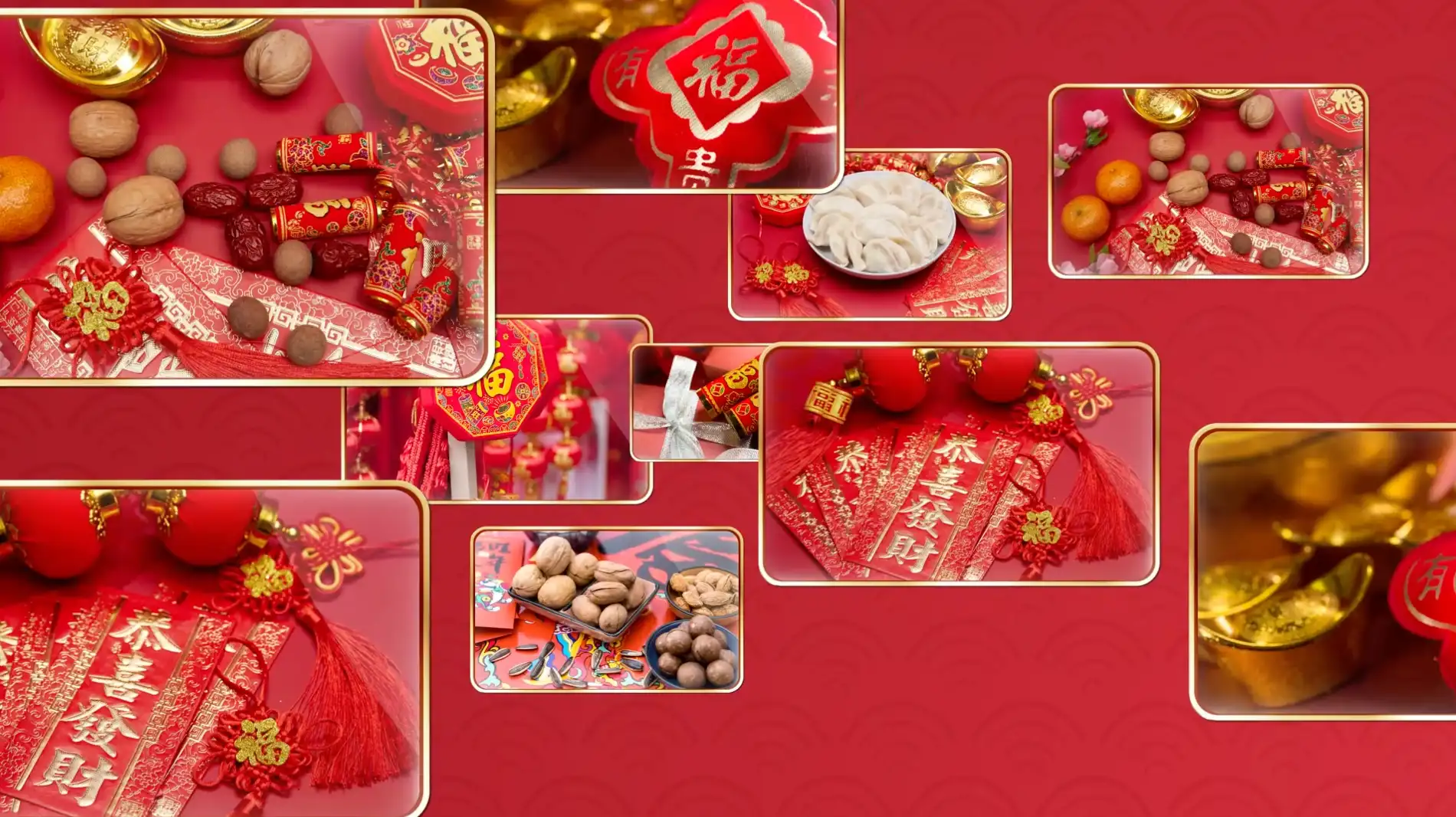 2026年马年春节片头动画展示AE模版