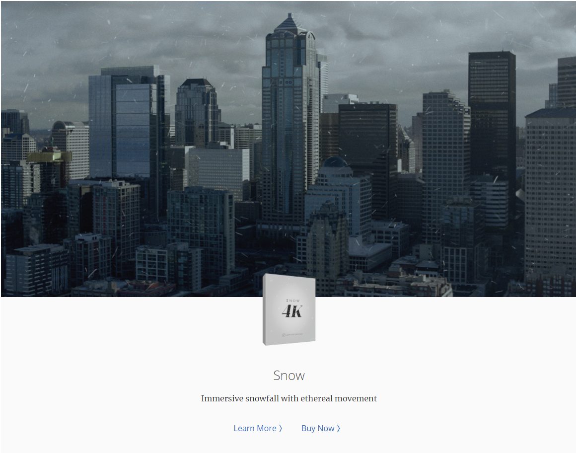 120组下雪飘雪特效合成4K视频素材 Lens Distortions - Snow 4k