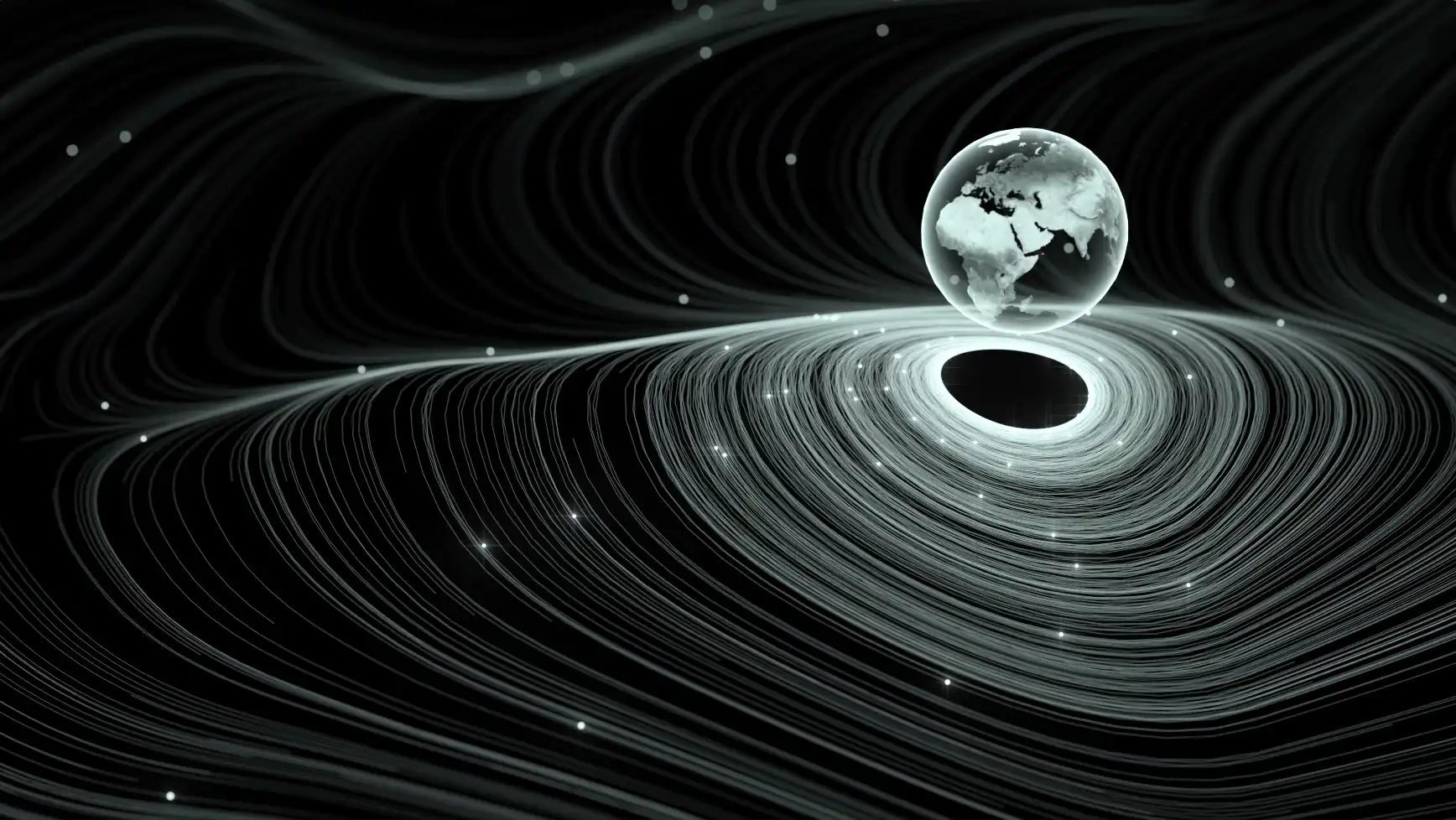 唯美粒子科幻线条 Particle(含C4D工程)