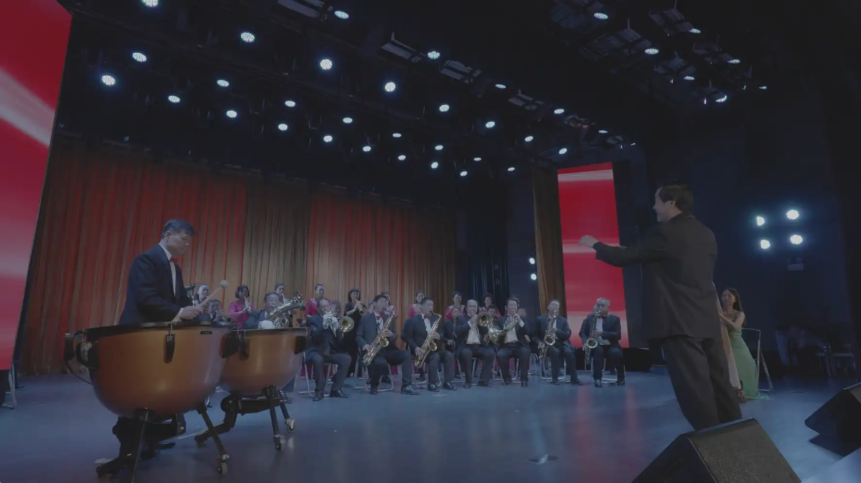 老年人乐队大剧院演出