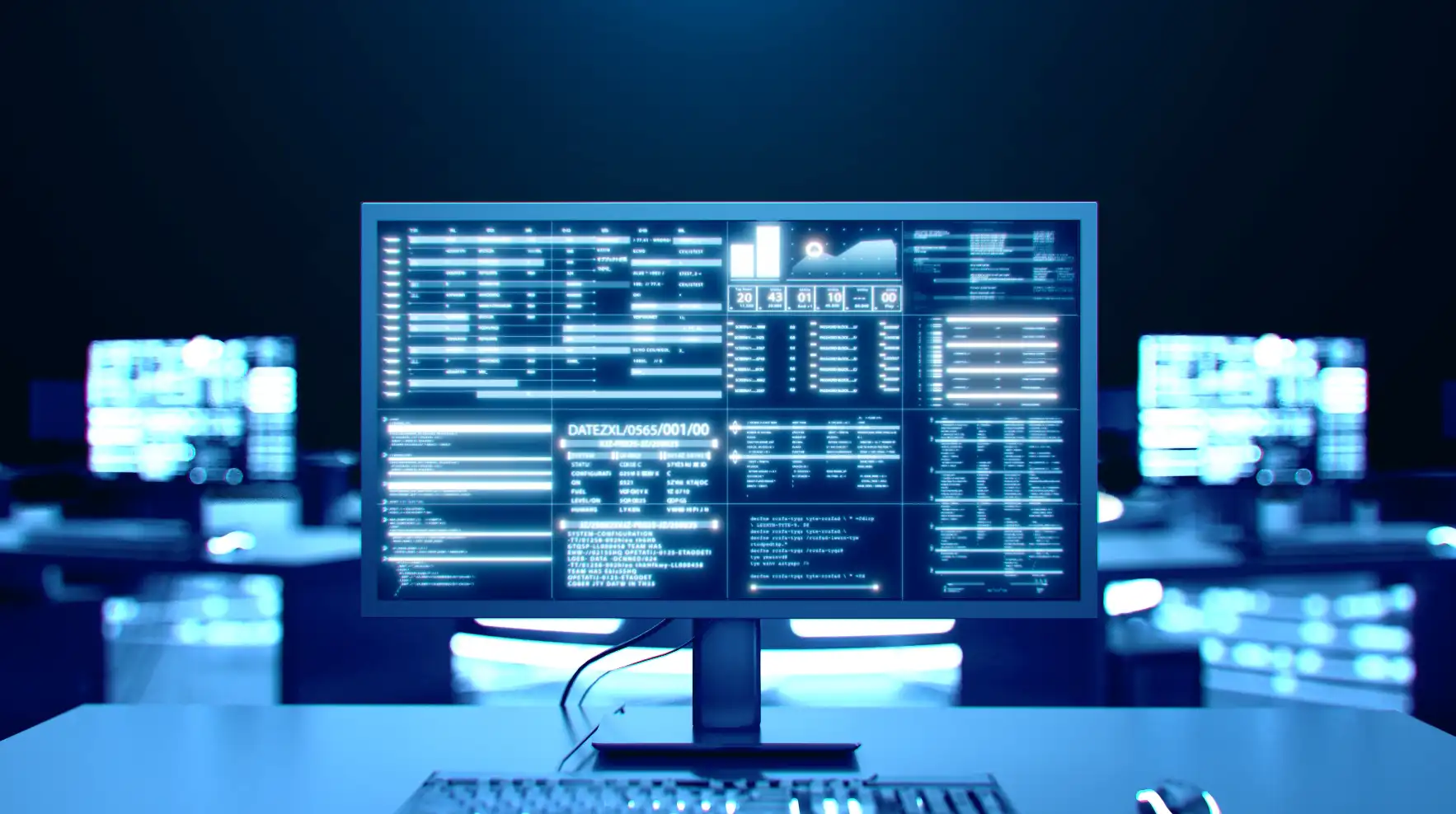 AI科技城市办公大数据云计算AE工程