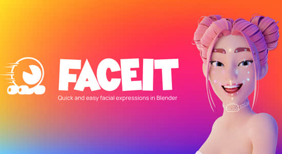 Blender插件-手机人像面部动作捕捉绑定工具 Faceit v2.3.62
