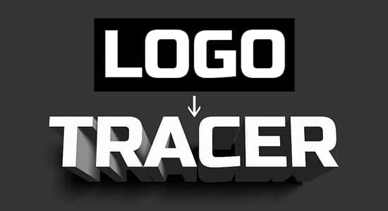 Blender插件-三维立体LOGO挤出效果 Logo Tracer V1.22