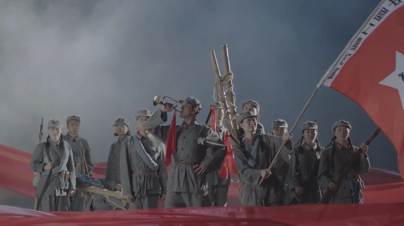 红军党建红色红旗党旗党政旗帜战争建党军旗