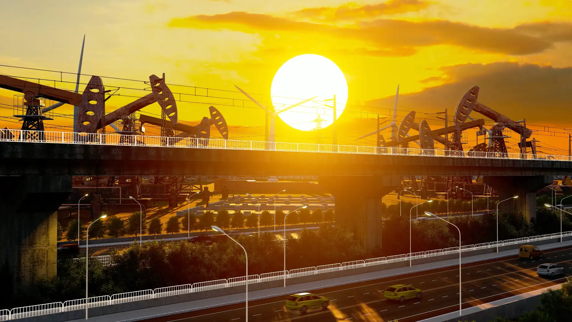 唯美高铁和谐号动车邮轮飞机油田电力交通