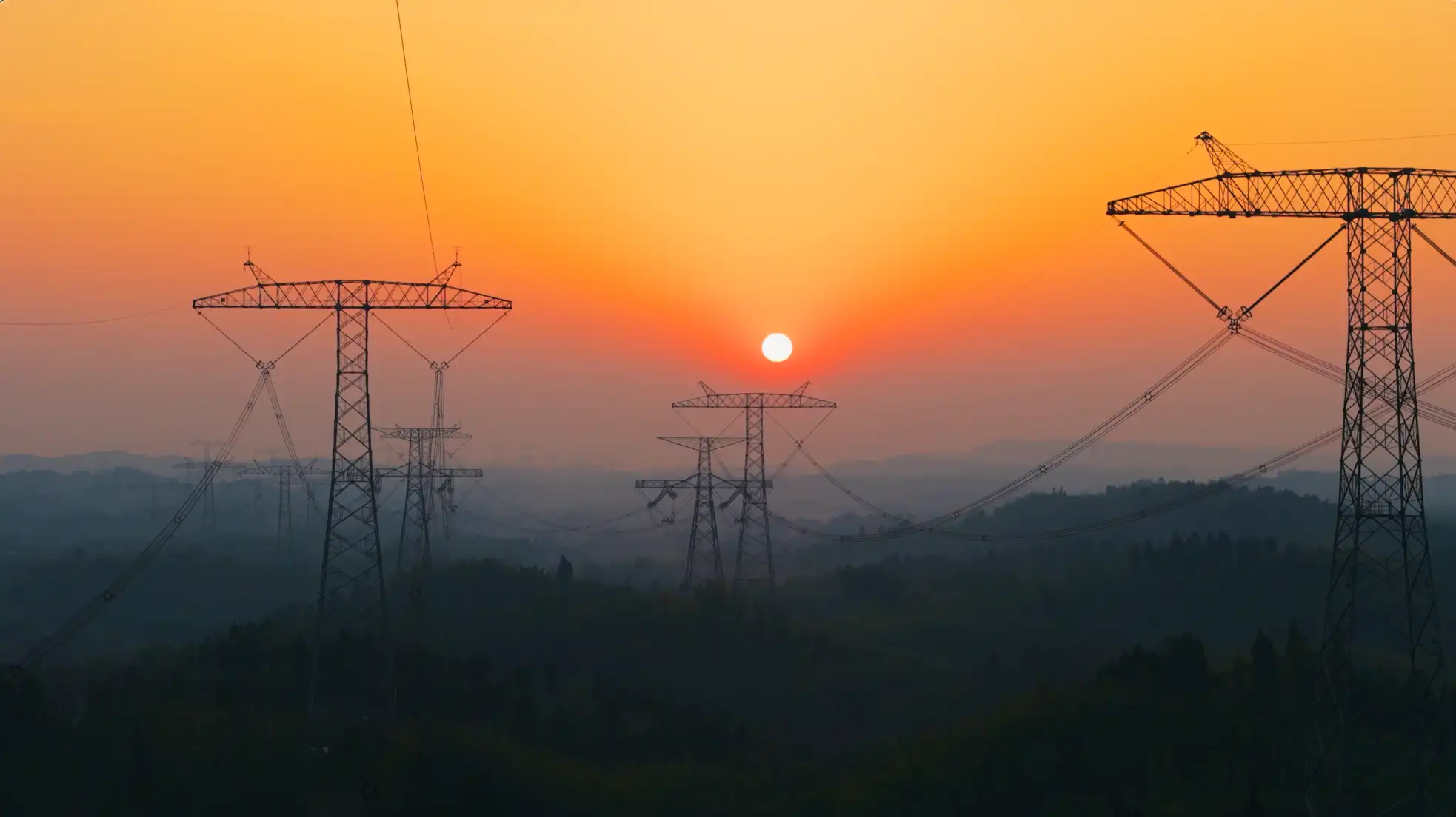 电力电网国家电网高压电塔供电发电
