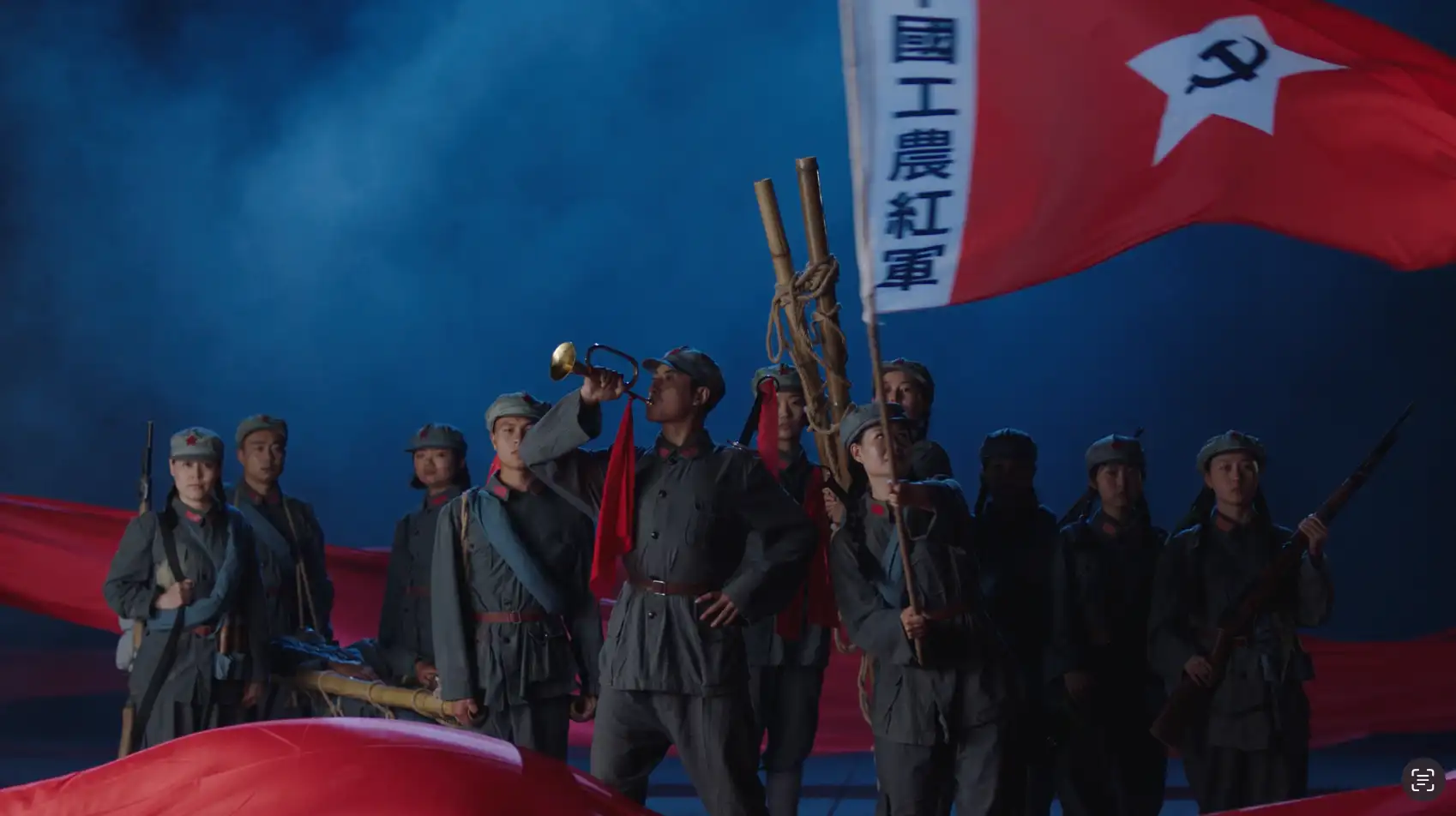 红军党建红色红旗党旗党政旗帜战争建党军旗