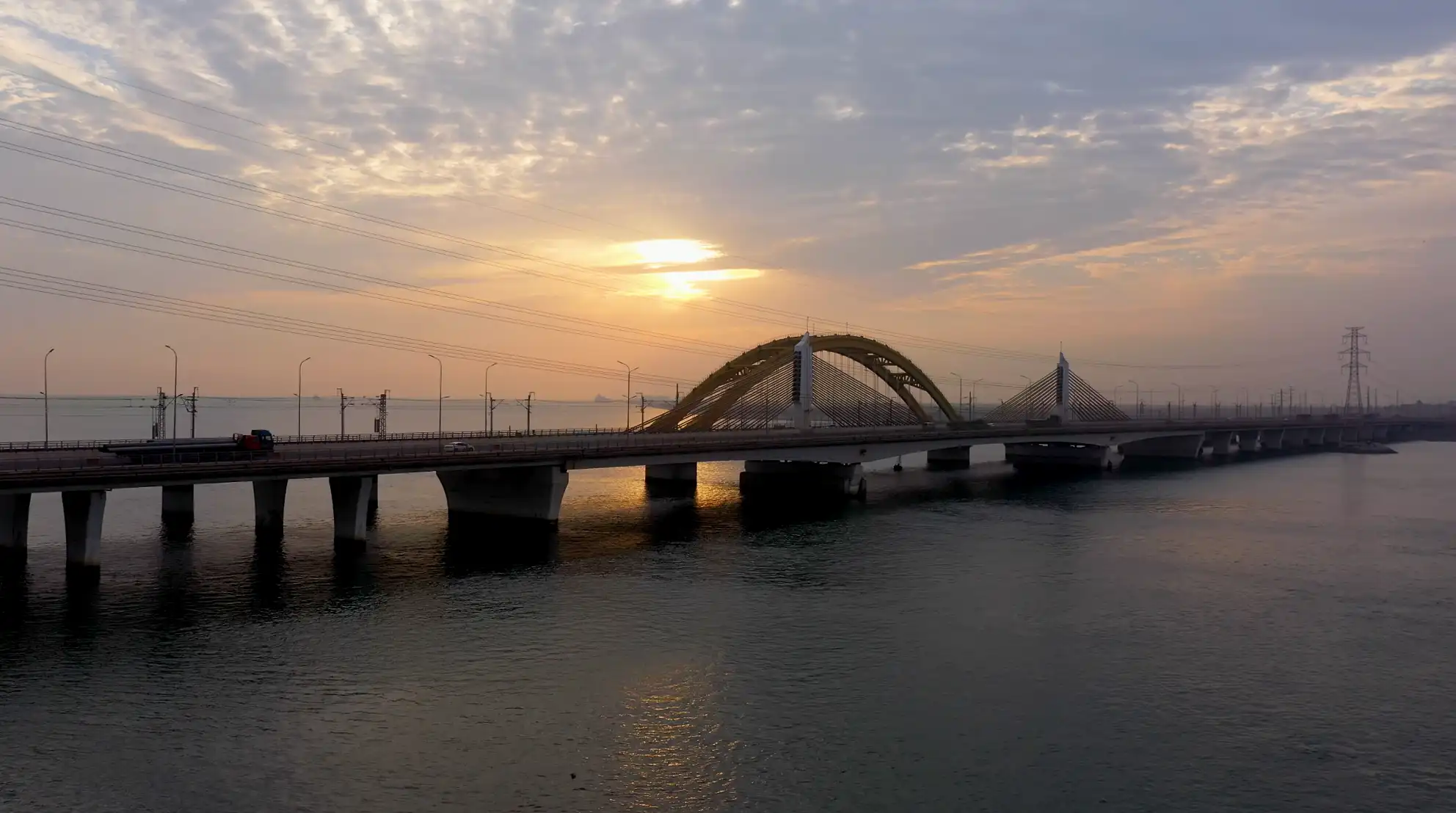 曹妃甸航拍城市