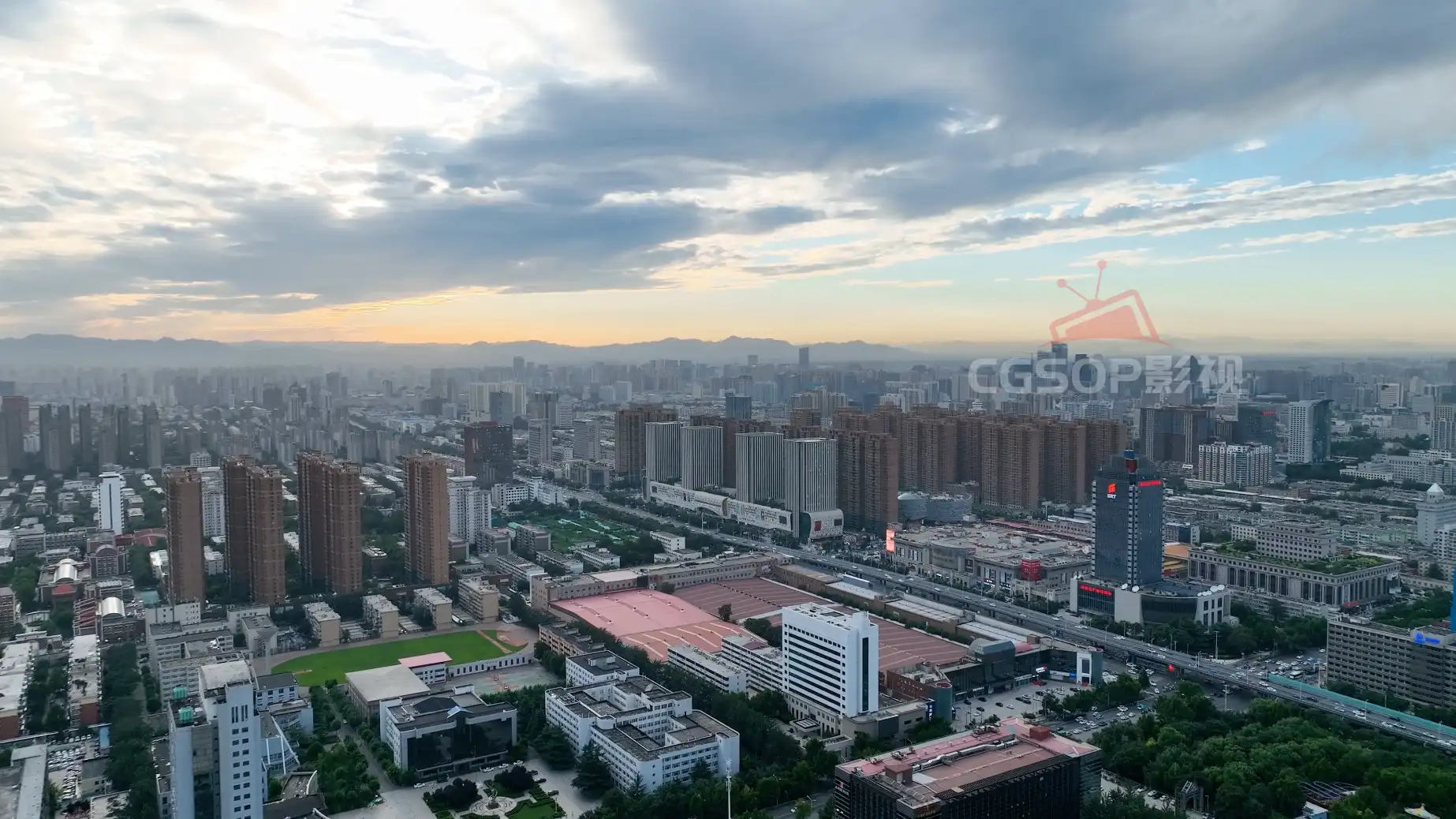 【4K60帧】石家庄大范围航拍