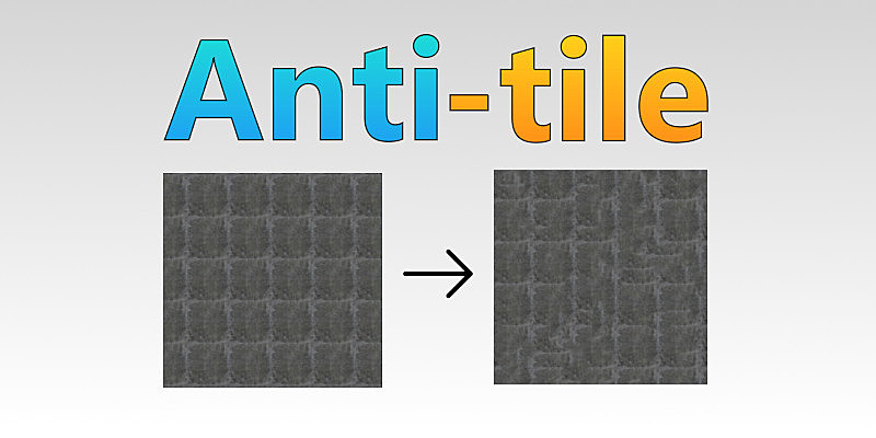 Blender插件-一键创建无缝纹理工具 Anti-Tile V1.71