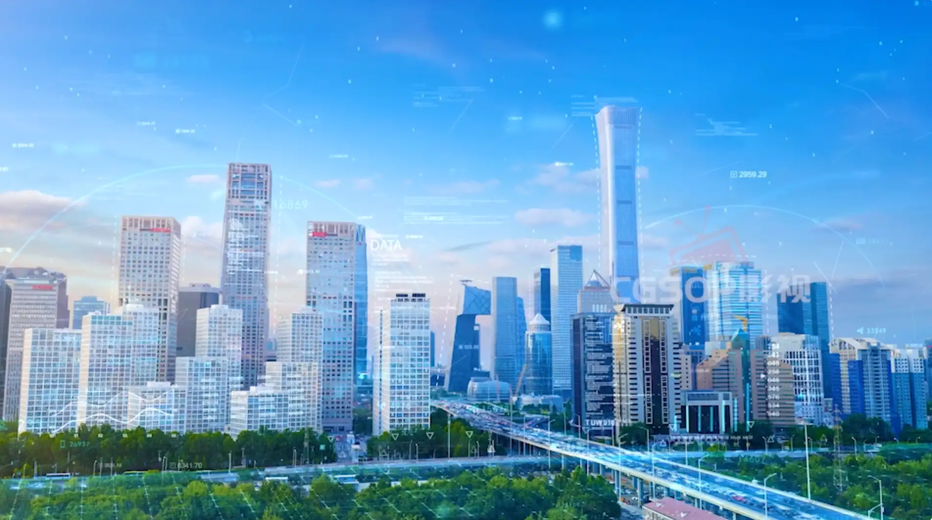 中国城市高端科技特效视频合集