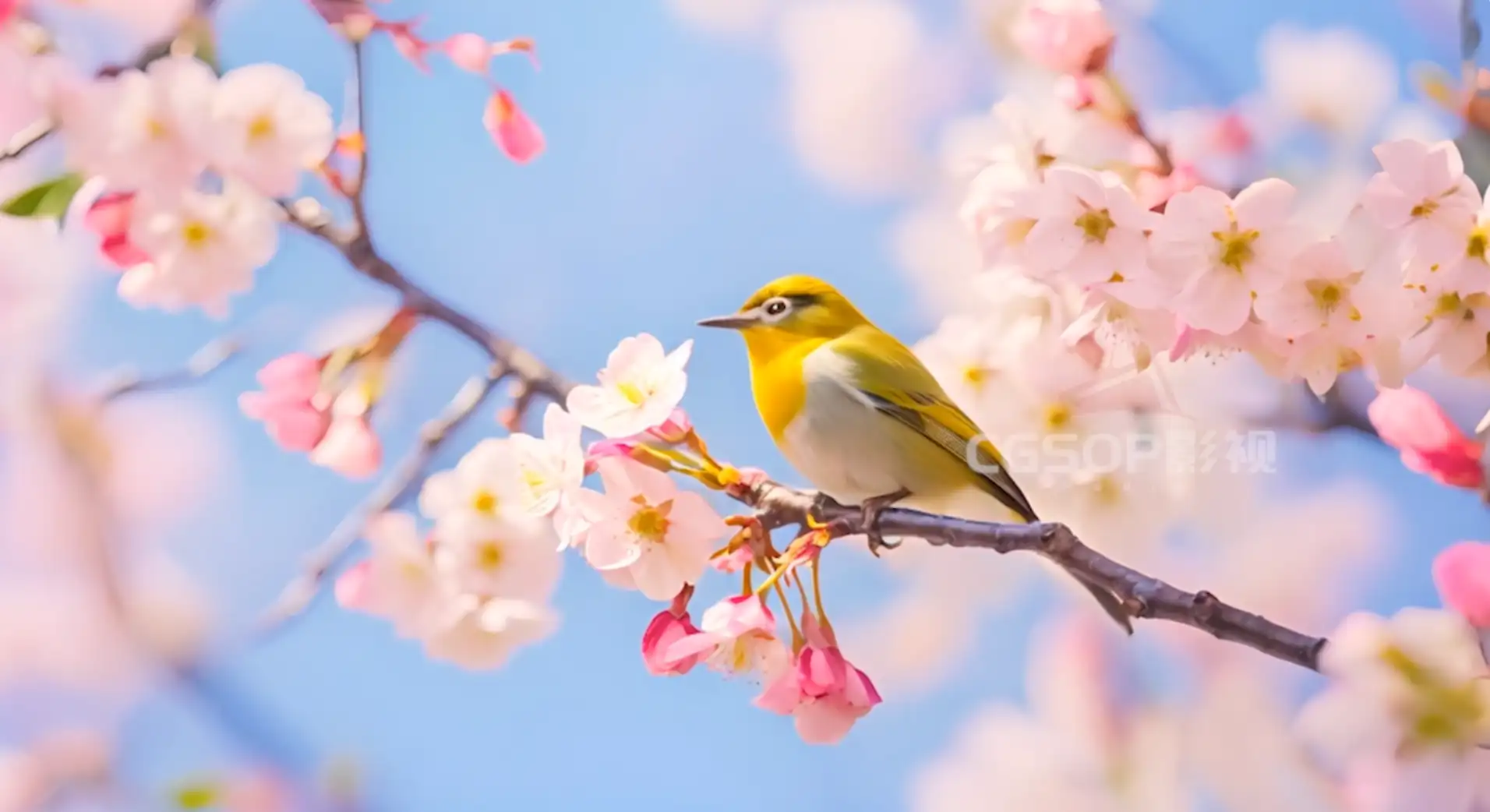 春天春分万物复苏春暖花开生机勃勃
