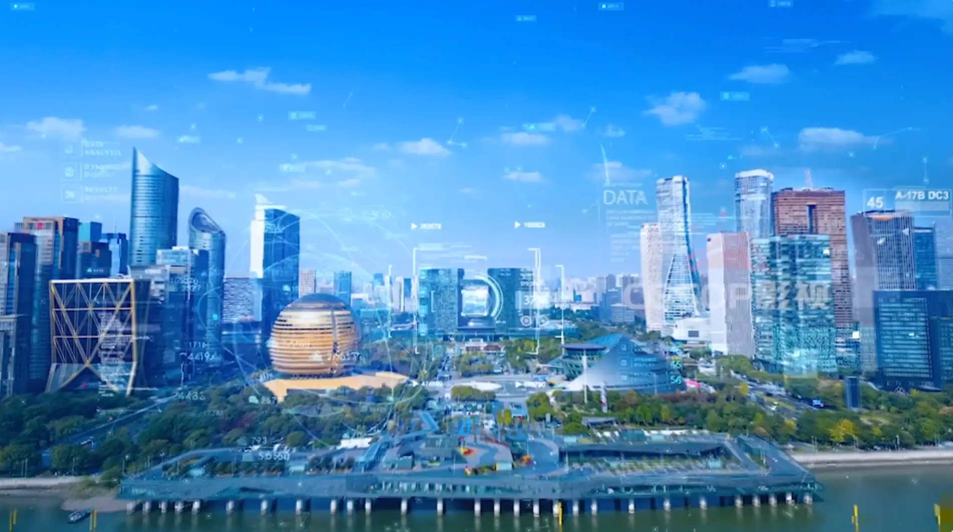 中国城市高端科技特效视频合集