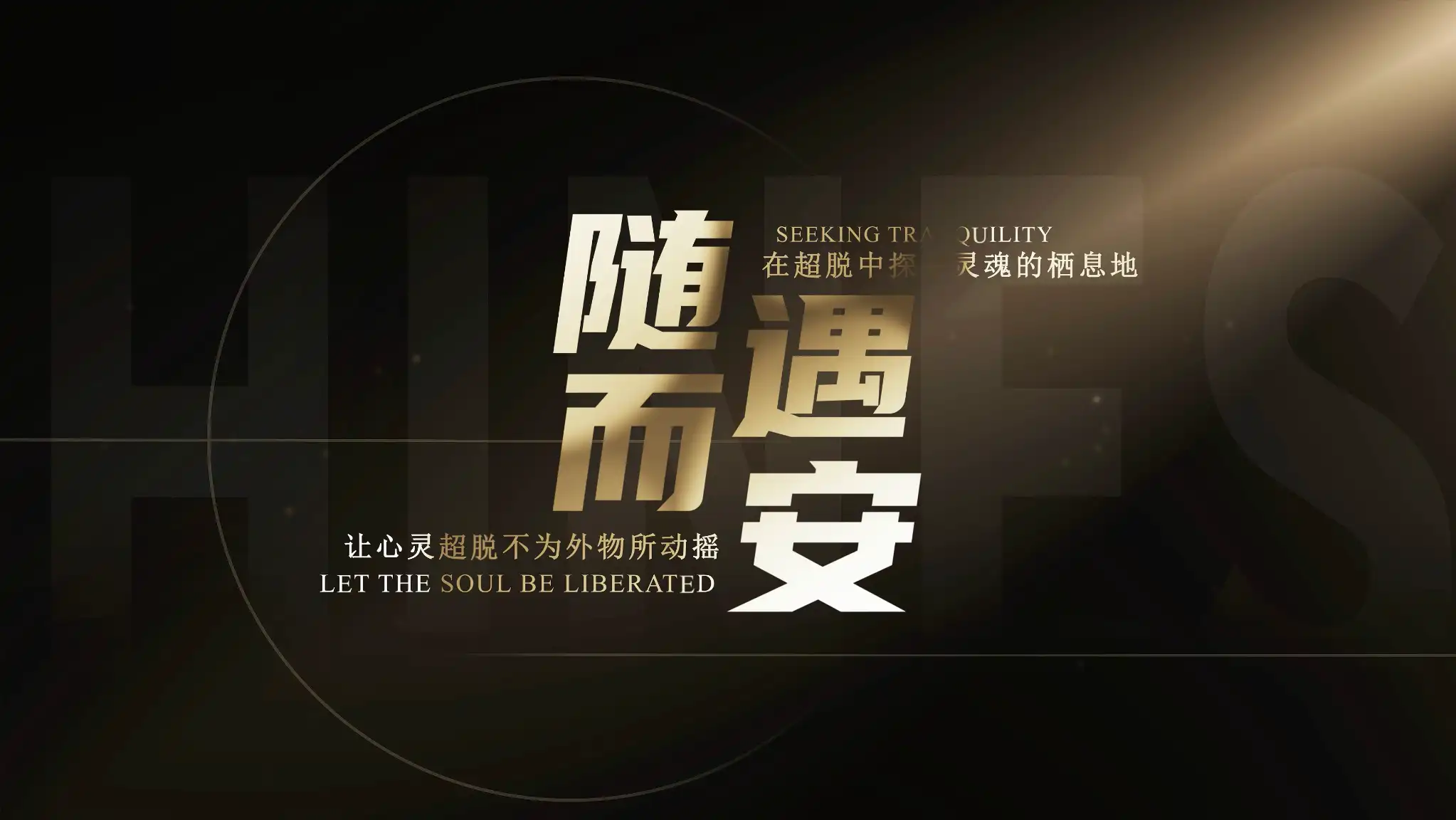 黑色金属质感文字标题包装展示